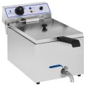 Profesjonalna frytownica do frytek ryb z kranem 3000W 17L Royal Catering RCEF 15E