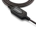 Aktywny przedłużacz kabla przewodu USB-A 2.0 480Mb/s 25m czarny