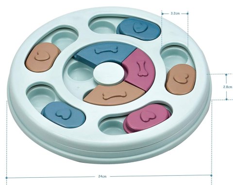 Puzzle dla psa gra zabawka PLUTO morski
