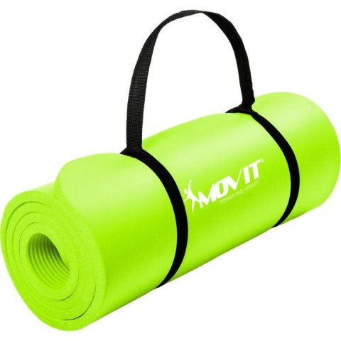 Mata gimnastyczna Movit 183 x 60 x 1 cm - limonka Mata gimnastyczna Movit 183 x 60 x 1 cm - limonka