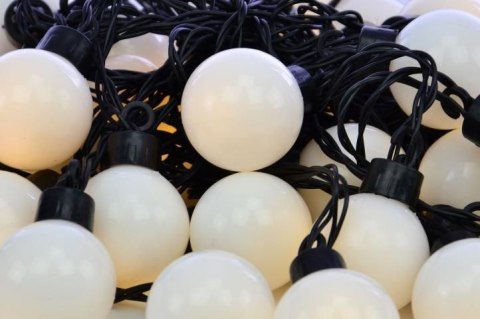 Oświetlenie - łańcuch 20 białych LED ciepło-biała