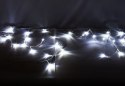 Świąteczny świetlny deszcz - 5 m, 144 LED, zimna biel