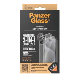Ochrona Ekranu na Telefon Komórkowy Panzer Glass B1173+2810 Apple iPhone 15 Pro