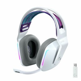 Słuchawki z Mikrofonem Logitech G733 Wireless Headset Biały