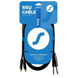 Kabel Audio Jack do RCA Sound station quality (SSQ) SS-1428 2 m