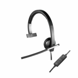 Słuchawki z Mikrofonem Logitech H650e Czarny