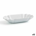 Tacka do przekąsek Quid Gastro Fun Biały Ceramika 20,5 x 11 x 3,5 cm (12 Sztuk) (Pack 12x)