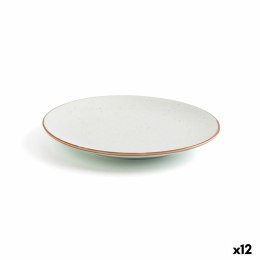 Płaski Talerz Ariane Terra Beżowy Ceramika Ø 18 cm (12 Sztuk)