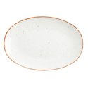 Półmisek Kuchenny Ariane Terra Owalne Ceramika Beżowy (Ø 26 cm) (12 Sztuk)