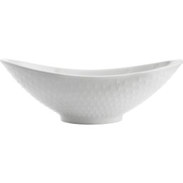 Półmisek Kuchenny Quid Gastro Owalne Ceramika Biały (21,5 x 12,5 x 7 cm) (6 Sztuk)