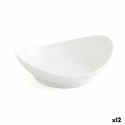 Tacka do przekąsek Quid Gastro Fun Biały Ceramika 14 x 11 cm (12 Sztuk)
