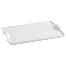 Tacka do przekąsek Quid Gastro Fun Ceramika Biały (25,5 x 15,5 cm) (Pack 6x)