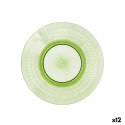 Talerz deserowy Quid Viba 20 cm Kolor Zielony Plastikowy (12 Sztuk) (Pack 12x)
