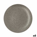 Płaski Talerz Ariane Oxide Szary Ceramika Ø 31 cm (6 Sztuk)