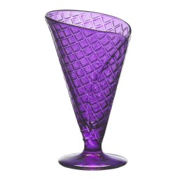 Puchar do lodów i koktajli Gelato Fiolet Szkło 210 ml (6 Sztuk)