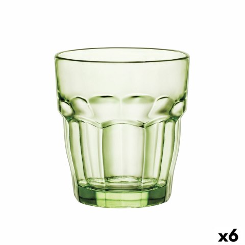 Szklanka/kieliszek Bormioli Rocco Rock Bar Kolor Zielony Szkło 270 ml (6 Sztuk)