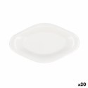 Tacka do przekąsek Quid Select Biały Plastikowy 17 x 9,5 x 2 cm (20 Sztuk)