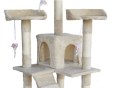 Wygodny Drapak dla kota Drzewko 170cm Wieża Legowisko beżowy Duży