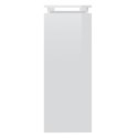 Stolik konsolowy, biały, wysoki połysk, 102x30x80 cm, płyta