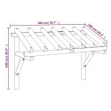 Zadaszenie nad drzwi, 200x100x100 cm, lite drewno sosnowe