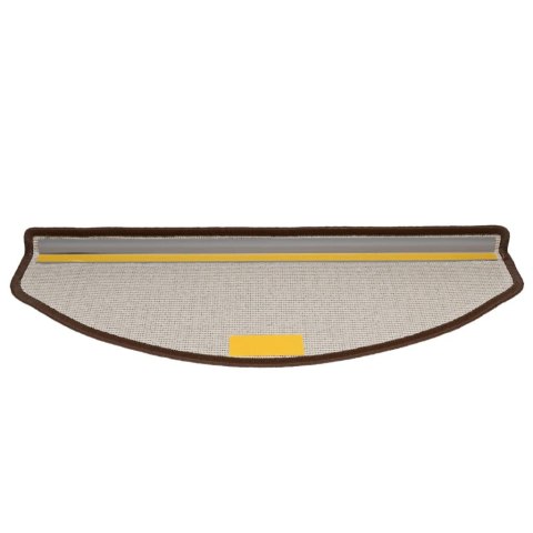 Nakładki na schody, 15 szt., 65 x 24 x 4 cm, kawowy brąz