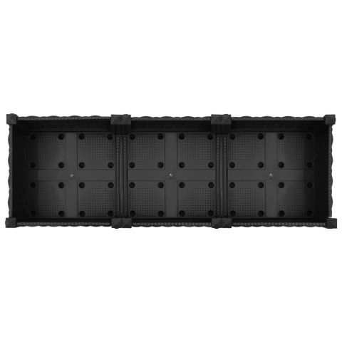 Donica do podniesionej rabaty, 120x40x23 cm, polipropylen