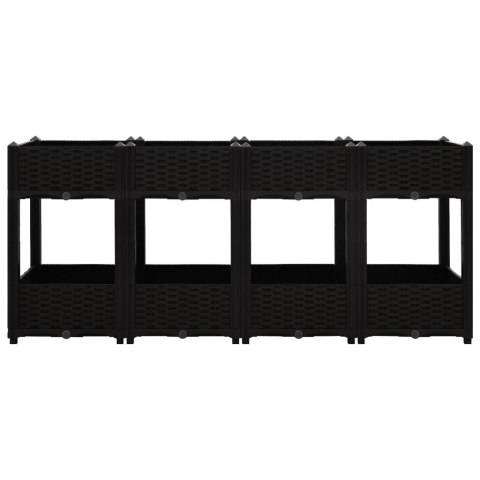 Donica do podniesionej rabaty, 160x40x71 cm, polipropylen