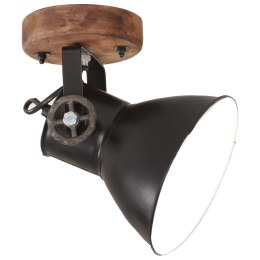 Industrialne lampy ścienne/sufitowe 2 szt, czarne, 20x25 cm E27
