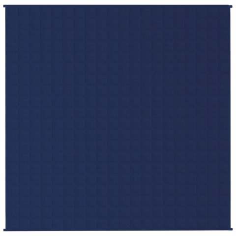 Koc obciążeniowy, niebieski, 200x200 cm, 13 kg, tkanina