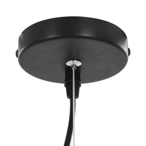 Lampy sufitowe, 2 szt., czarno-złote, półkoliste, 40 cm, E27