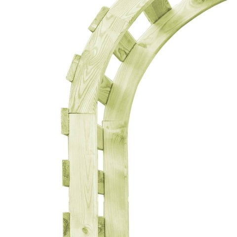 Pergola ogrodowa z ławką, 130x60x230 cm, impregnowana sosna Pergola ogrodowa z ławką, 130x60x230 cm, impregnowana sosna