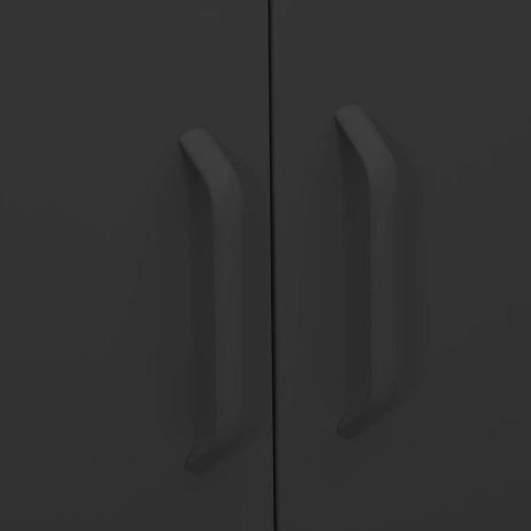 Szafka, antracytowa, 80x35x101,5 cm, stalowa