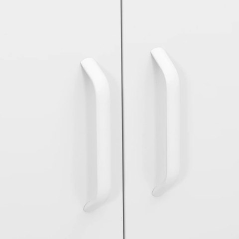 Szafka, biała, 80x35x101,5 cm, stalowa