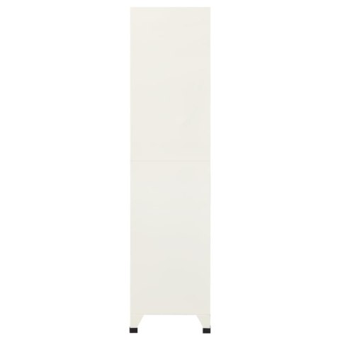 Szafka zamykana na klucz, szaro-niebieska 90x45x180 cm, stalowa