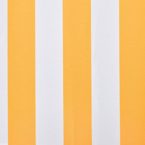 Tkanina do markizy, pomarańczowo-biała, 350 x 250 cm