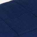 Koc obciążeniowy, niebieski, 138x200 cm, 6 kg, tkanina