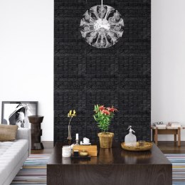 Panele 3D z imitacją cegły, samoprzylepne, 20 szt., czarne