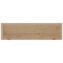 Półki ścienne, 2 szt., 60x15x6 cm, lite drewno tekowe