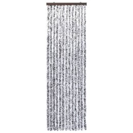 Zasłona przeciwko owadom, brązowo-beżowa, 56x200 cm, szenil