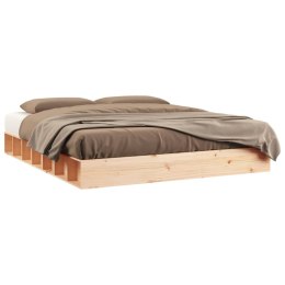 Rama łóżka, 140 x 200 cm, lite drewno
