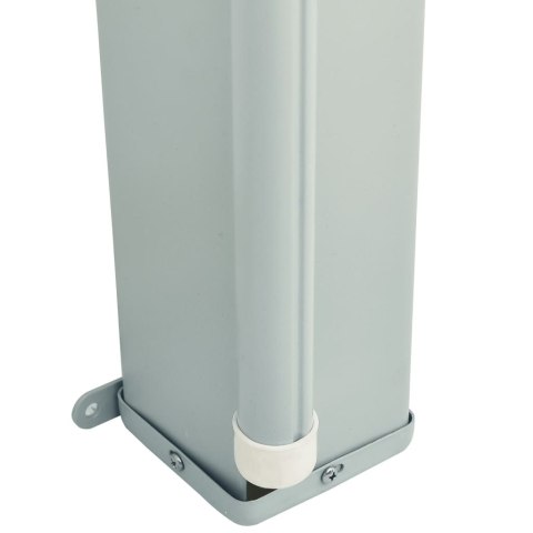 Zwijana markiza boczna na taras, 200x600 cm, kremowa