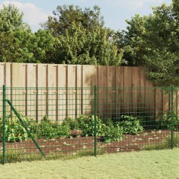 Ogrodzenie ze zgrzewanej siatki, zielone, 1,1x25 m