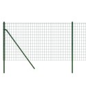 Ogrodzenie ze zgrzewanej siatki, zielone, 1,1x25 m