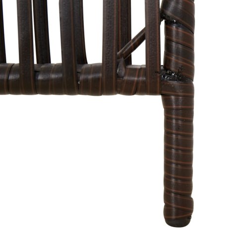 Parawan 4-panelowy, szary, polirattan