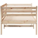 Łóżko dzienne, 90x200 cm, lite drewno sosnowe