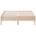 Rama łóżka, 120x190 cm, lite drewno sosnowe