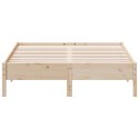 Rama łóżka, 160 x 200 cm, lite drewno sosnowe