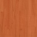 Rama łóżka, woskowy brąz, 200x200 cm, lite drewno sosnowe