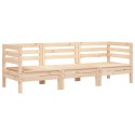 Ogrodowa sofa 3-osobowa, lite drewno sosnowe