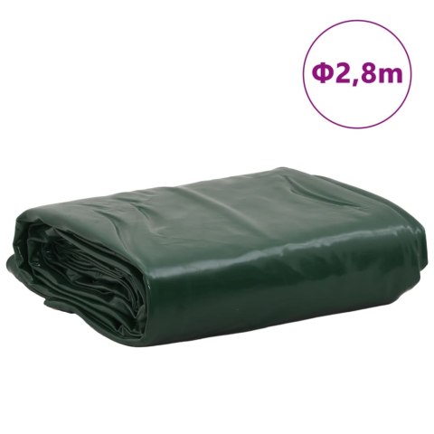 Plandeka, zielona, Ø 2,8 m, 600 g/m²
